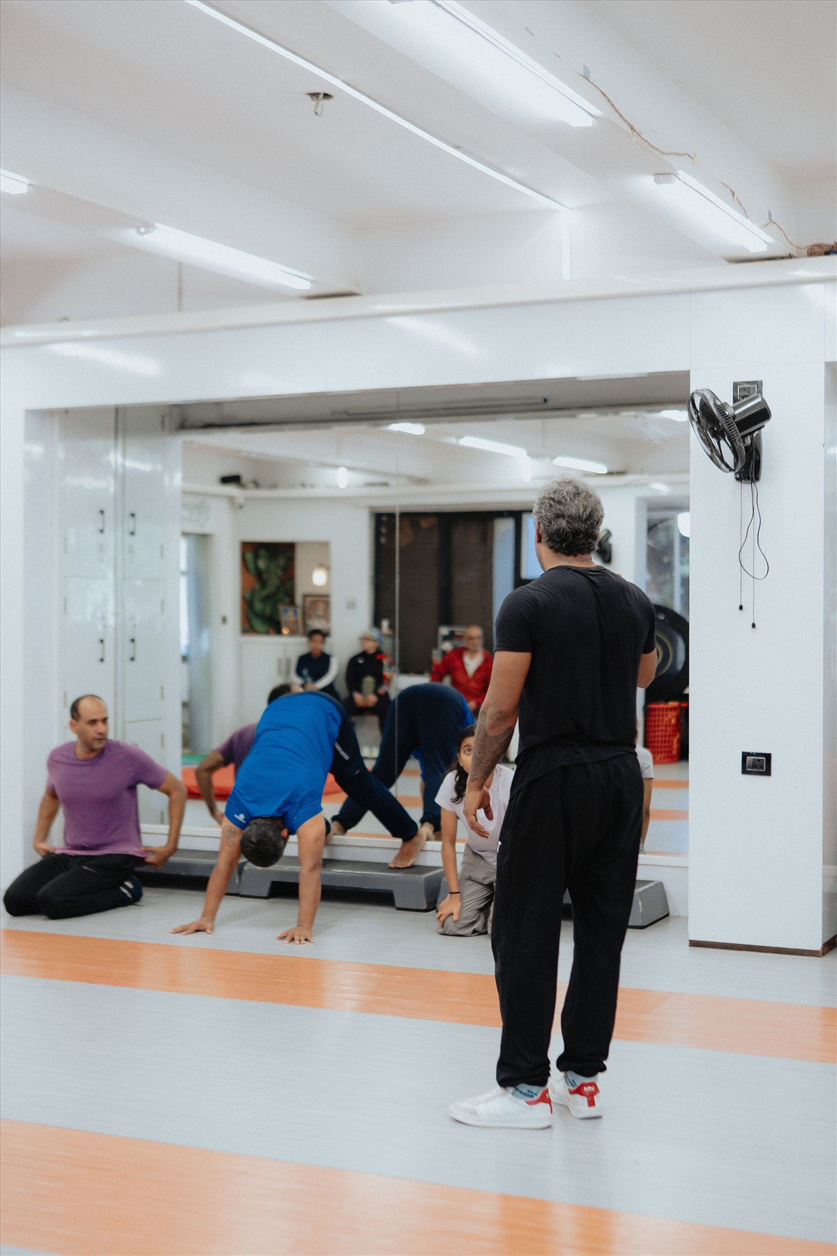 WTFit members training together during a coached workshop